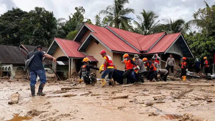 Más de 1.100 muertos tras inundaciones en Indonesia, Sri Lanka y Tailandia