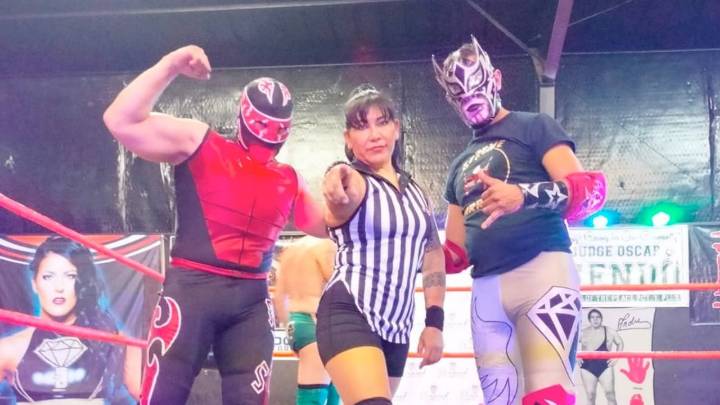 La réferi There Santos nunca se rinde; en menos de tres años su ascenso ha sido meteórico