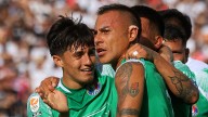 Los gestos de Eduardo Vargas y el guiño a la U tras marcarle a Colo Colo y que se viralizaron en redes... Mira las imágenes "Turboman" hizo el 1