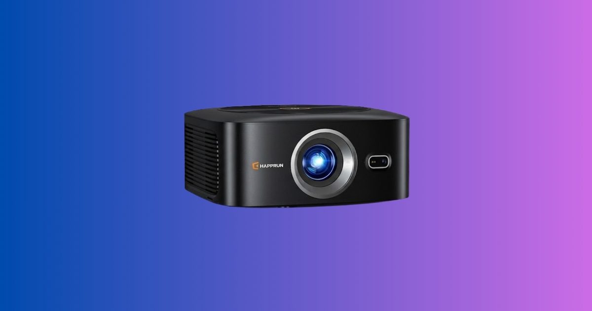 Save 43% on this 1500 ANSI Google TV smart projector with Dolby sound
