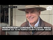 Independent candidate floats 'mega mansion tax' to fix Fairfax County’s budget issues