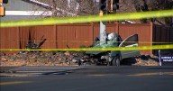 Aurora police pursued stolen car for less than a minute before it struck pole, killing 2 inside