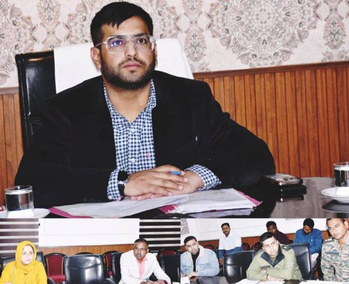 DDC Rajouri reviews progress of work on Sunderbani