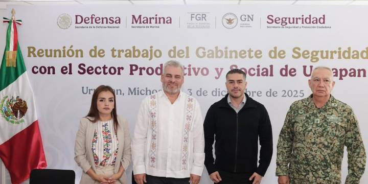 Grecia Quiroz exigió en reunión con Harfuch que se esclarezca el asesinato de Carlos Manzo: “No descansaré”