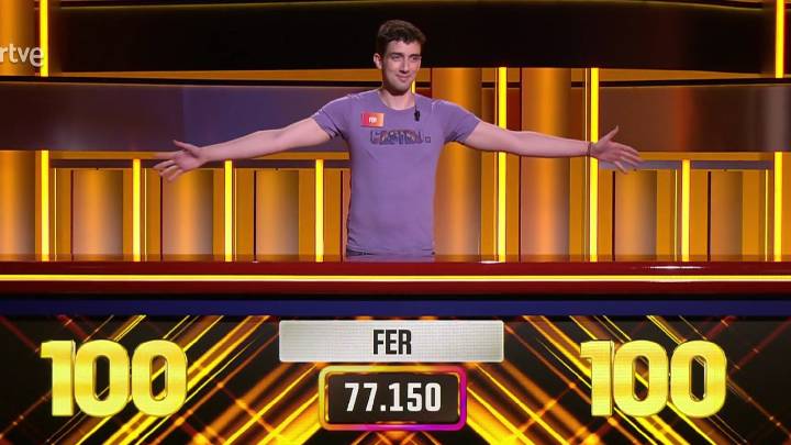 Fer Castro se despide de 'Saber y ganar' haciendo historia al alcanzar 100 programas