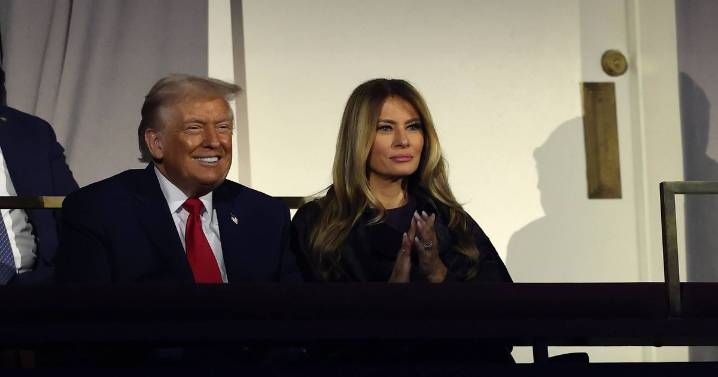 Donald Trump’s four-word command to stone-faced Melania during World Cup draw