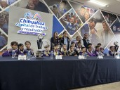 Reconocen regidores del PAN a bicampeones y subcampeones de baby flagfootball