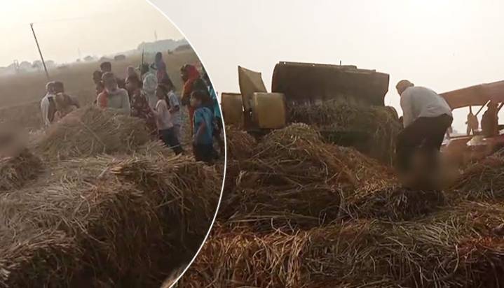 Youth Dies In Paddy Cutting Machine Accident In Balasore