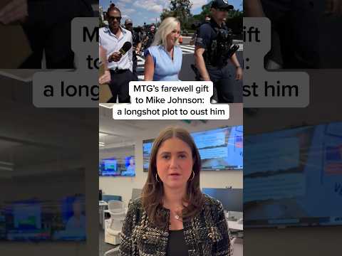MTG's farewell gift to Mike Johnson: a longshot plot to oust him