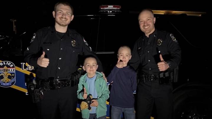 Bodycam shows Louisville police officers rescue boy from burning home