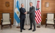 Diego Santilli recibió al embajador Peter Lamelas en la Casa Rosada