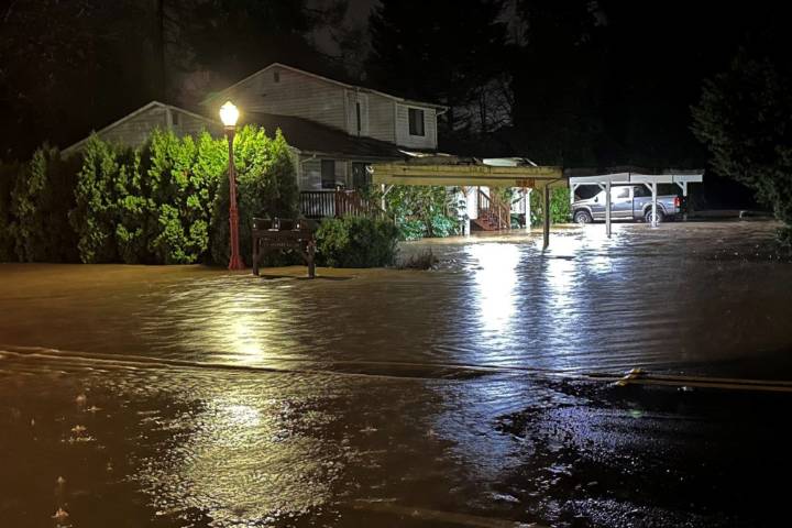 Torrential rain triggers floods, mudslides and evacuations in Washington state