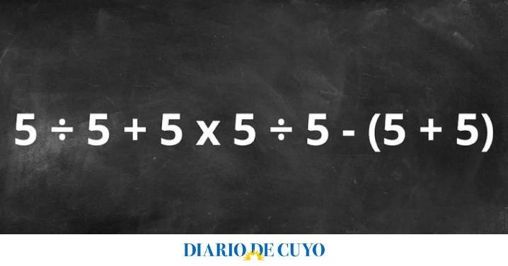 ¿Cuánto es 5 ÷ 5 + 5 x 5 ÷ 5
