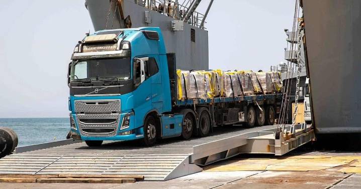 US-led center says over 30,000 aid trucks have entered Gaza