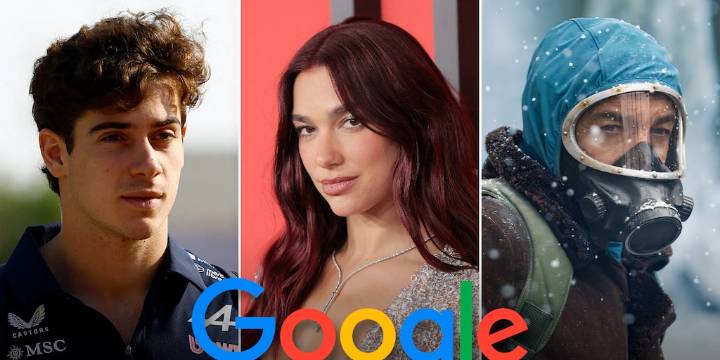Qué buscaron en Google los argentinos en 2025: Franco Colapinto, Dua Lipa y El Eternauta, lideran la lista