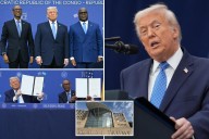 Trump boasts heads of Rwanda and Congo will be 'hugging' as they sign peace deal