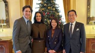 At Lunch With Japan’s Ex-PM, Katy Perry’s First Formal Appearance With Justin Trudeau