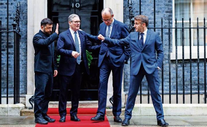 Líderes europeos dan apoyo a Ucrania; van por mal camino: Trump