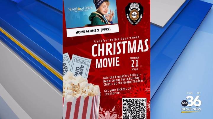 Frankfort Police Dept. hosts “Home Alone 2” showing at Grand Theatre