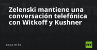 Zelenski mantiene una conversación telefónica con Witkoff y Kushner