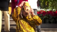 Video: Maharashtra MLA in leopard costume protests against increasing attacks