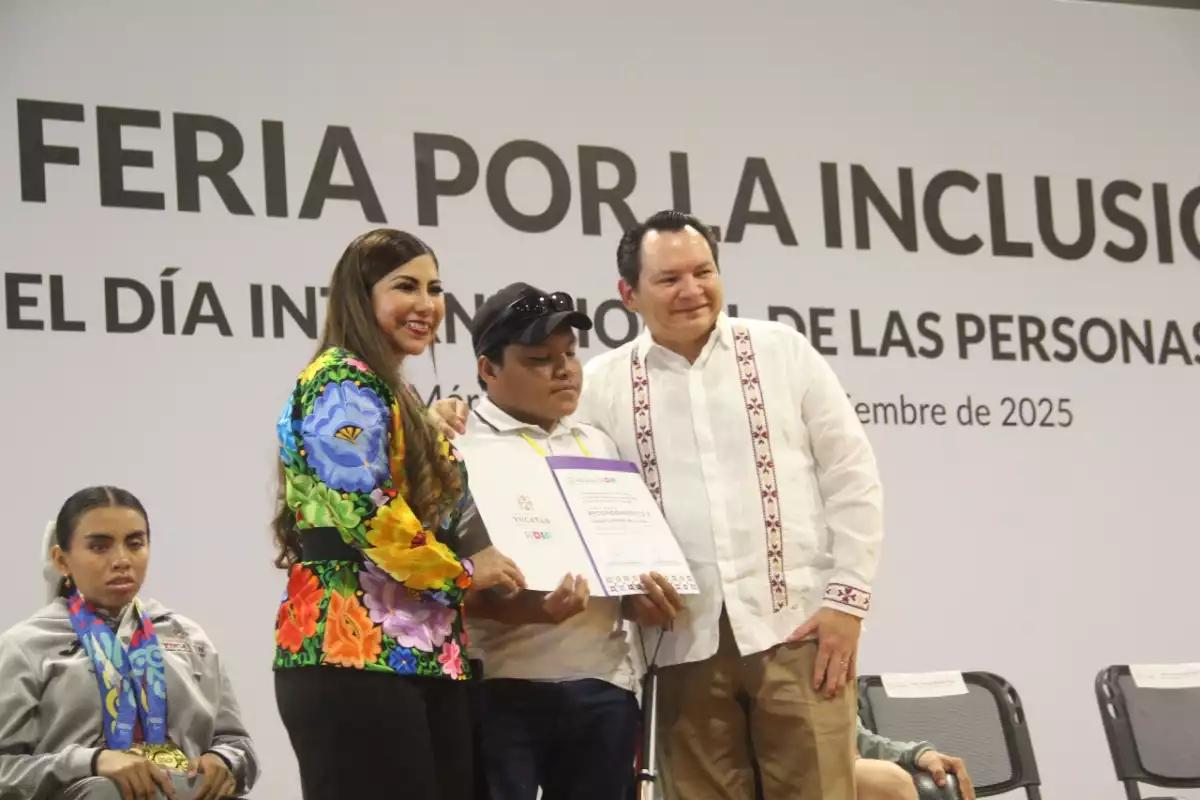 Realizan en Mérida la Feria de la Inclusión en el marco del Día Internacional de las Personas con Discapacidad