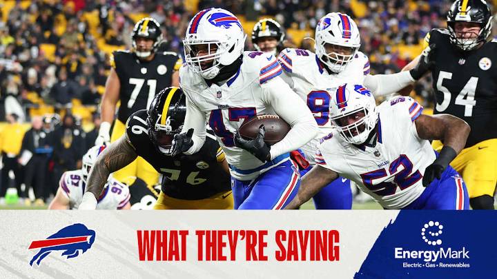 What They're Saying | Analysts react to Bills' dominant second half performance at Steelers in Week 13