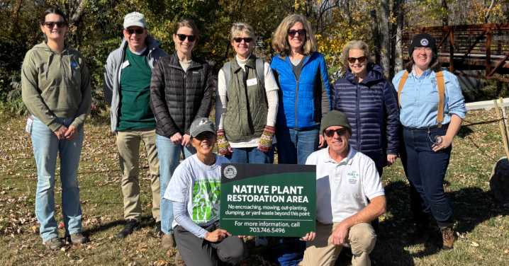 New Habitat Restoration Project at Four Mile Run Park