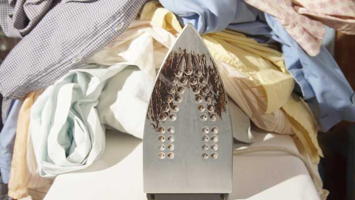 Remove Leftover Stickiness From Your Iron With An Affordable Kitchen Essential