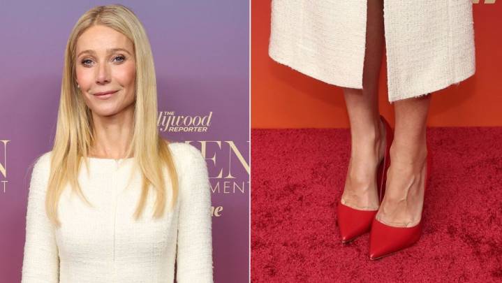 Gwyneth Paltrow Joins the Red Heel Trend at WIE Gala