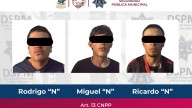 Tres jóvenes detenidos por asalto violento