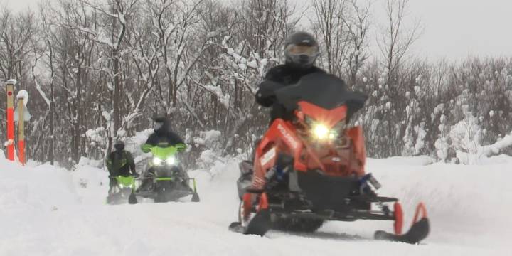 Stressing safety as snowmobile season begins