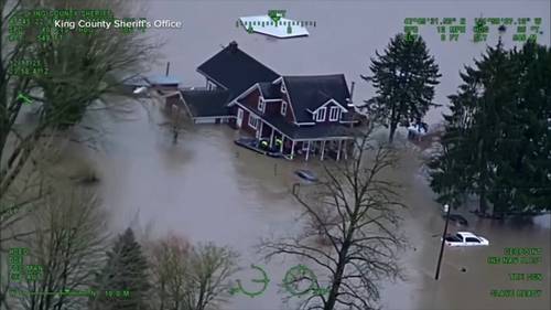 Arctic air plunges south as residents of the Pacific Northwest remain on guard after severe flooding
