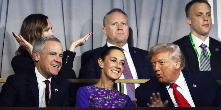 Entre risas con Trump y orgullo por México, Sheinbaum publica video de su presencia en el Sorteo del Mundial