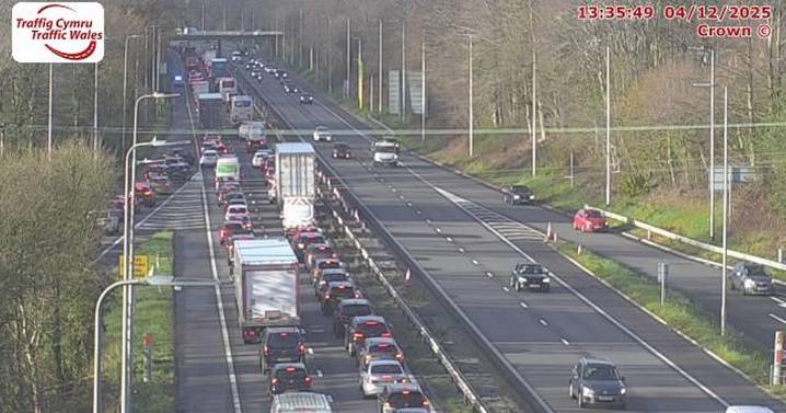 All traffic held on busy A470 as police respond to reports of woman on bridge