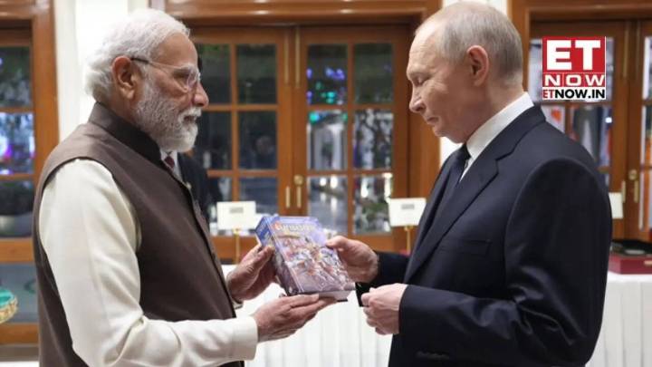 From carpool selfie to gifting Bhagavad Gita: PM Modi-Vladimir Putin's bonhomie in PICS