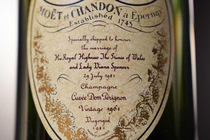 Rare Dom Pérignon champagne from Charles and Diana’s wedding to be auctioned in Denmark