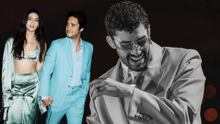 Diego Boneta y Renata Notni brillan en 'La Casita' durante concierto de Bad Bunny