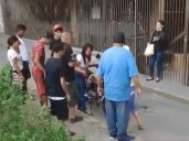 Imágenes sensibles: le dispararon a una mujer en la cara para robarle una moto