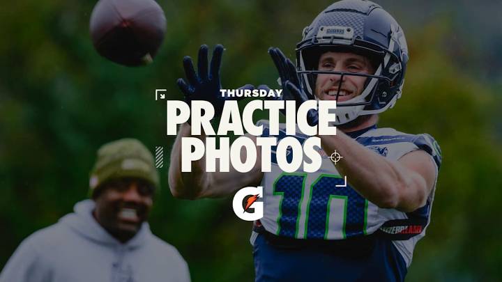 PHOTOS: Seahawks Hit The Field For Thursday's Practice At The Virginia Mason Athletic Center