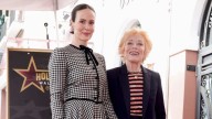 Holland Taylor Supports Sarah Paulson at Hollywood Walk of Fame Ceremony