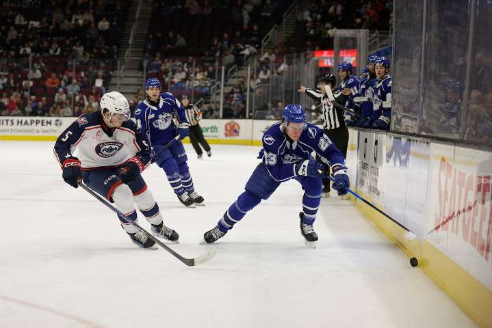 Mitchell Chaffee nets tying goal, but Syracuse loses to Cleveland in OT