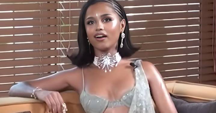 Tyla Turns Heads in Sheer Saree Look