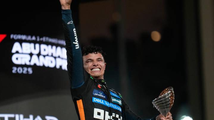 McLaren driver Lando Norris clinches his first F1 title at season