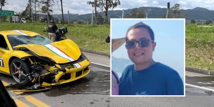 Revelan la identidad del motociclista que murió tras ser arrollado por un Ferrari de más de $1.500 millones