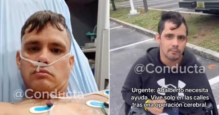Piden ayuda para cubano operado del cerebro que vive en las calles de Orlando: "Que alguien me ayude de corazón"