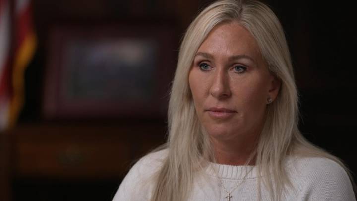 On '60 Minutes," Greene again denies she's planning to run for president