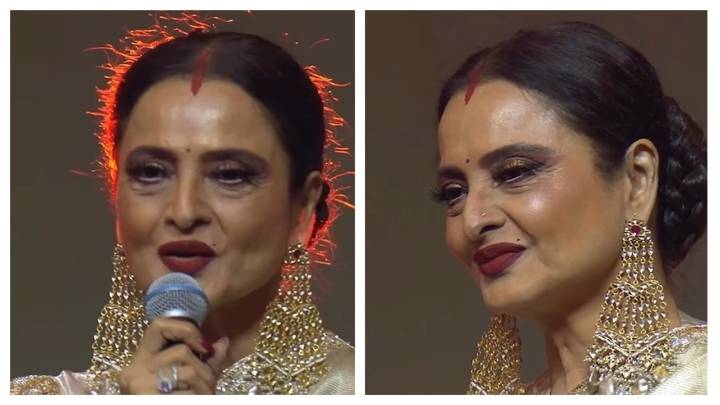 Rekha honoured at Red Sea film festival during international premiere of Umrao Jaan
