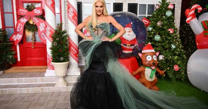 Gwen Stefani's Sheer Vera Wang Gown Has Too Many Things Going On