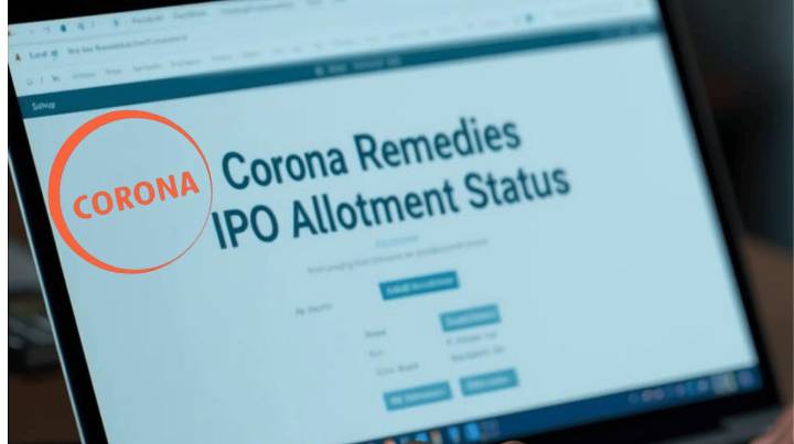 Corona Remedies IPO Allotment: Date, Steps To Check Status On BSE, NSE, MUFG Intime India
